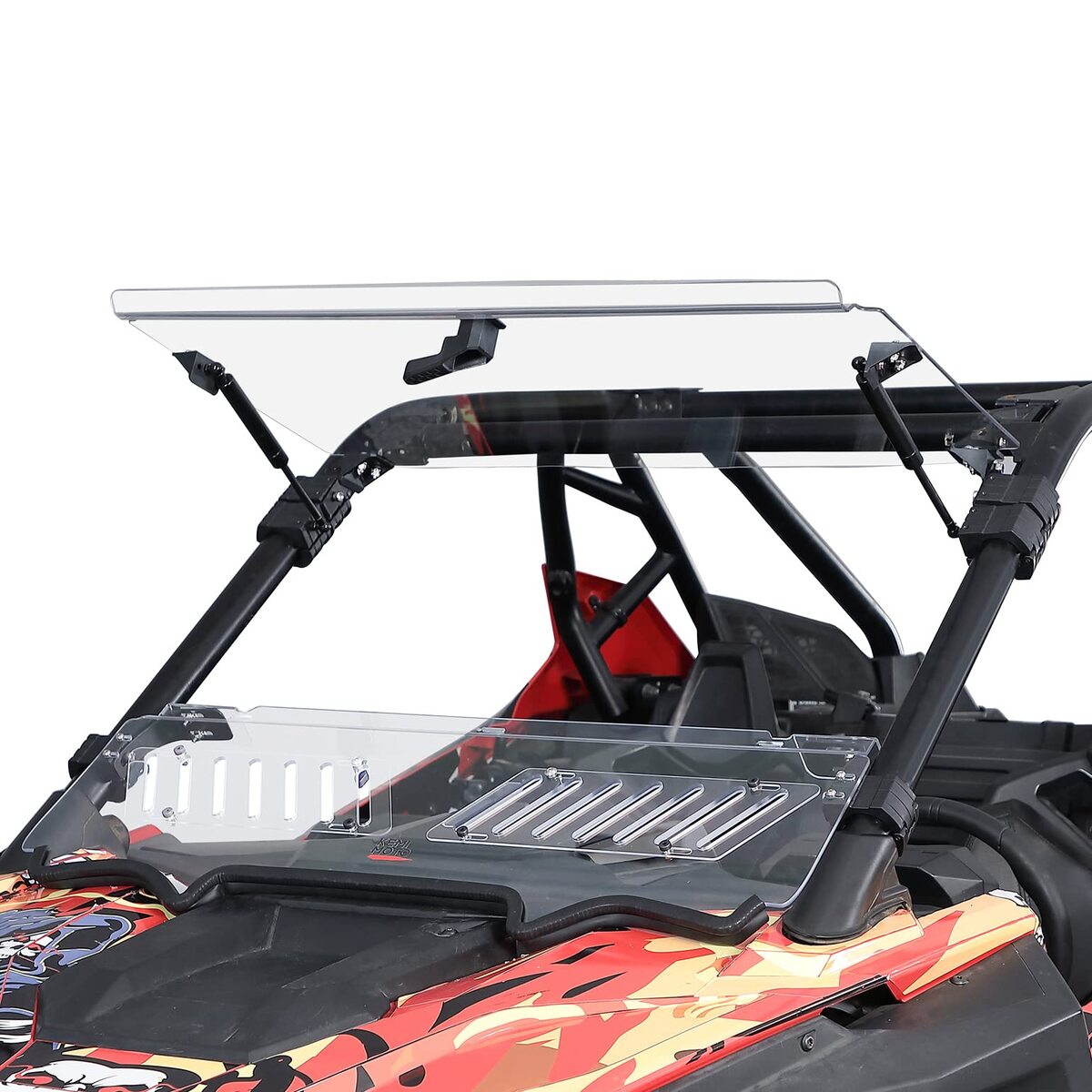 Kemimoto '20-'24 Polaris RZR PRO XP 3-in-1 Folding Half Windshield