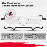 Kemimoto '20-'24 Polaris RZR PRO XP 3-in-1 Folding Half Windshield