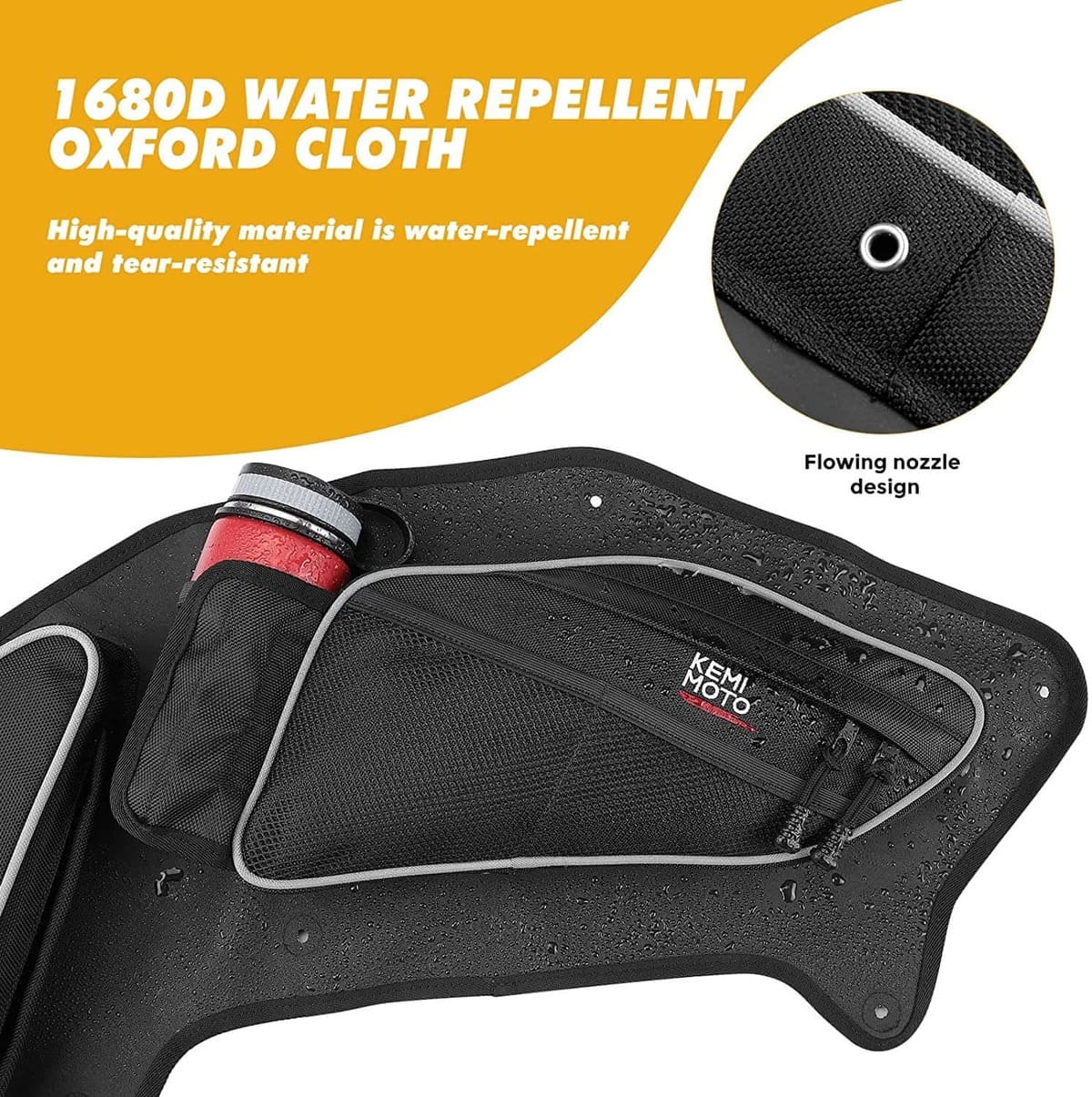 Kemimoto '20-'24 Polaris RZR Pro XP 4 Rear Door Bags