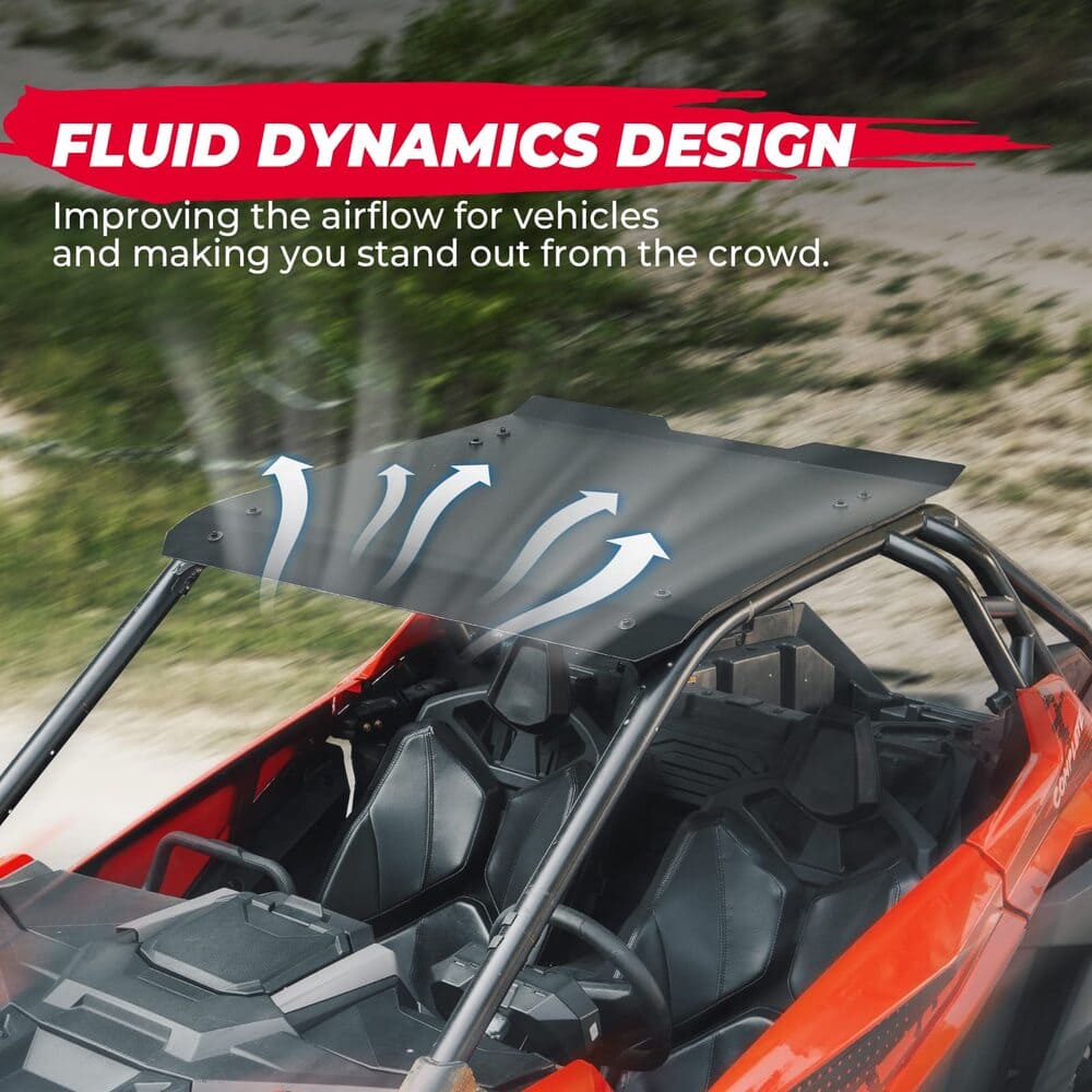 Kemimoto '20-'24 Polaris RZR Pro XP Aluminum Black Hard Roof Top