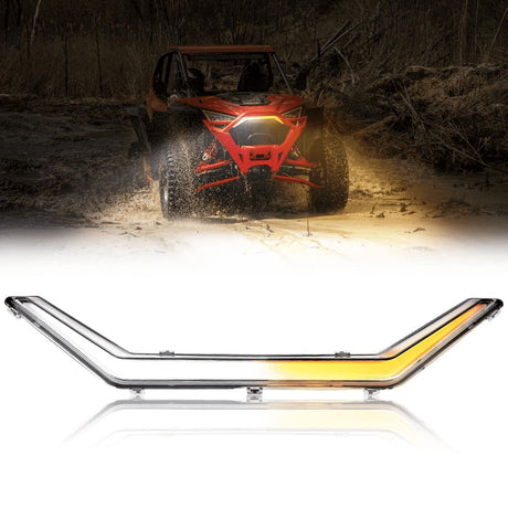 Kemimoto '20-'24 Polaris RZR Pro XP Front Accent Light Mustache