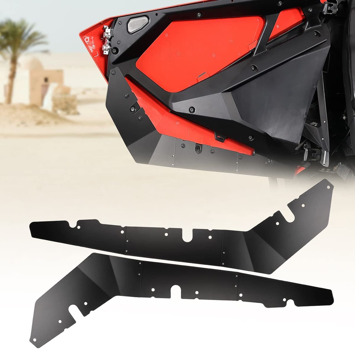レイページ Kemimoto '20-'24 Polaris RZR Pro XP Lower Door Panels Insert Kit