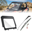 Kemimoto '20-'24 Polaris RZR Pro XP/ RZR Turbo R Glass Windshield w/ Manual Wipers