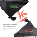 Kemimoto '20-'24 Polaris RZR PRO XP Seater Door Inserts Lower Half Door