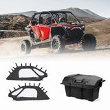 Kemimoto '20-'24 Polaris RZR Pro XP Soft Upper Doors & 73 QT Rear Storage Box