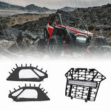 Kemimoto '20-'24 Polaris RZR Pro XP Soft Upper Doors & Front Mesh Grill With LED Light Bar