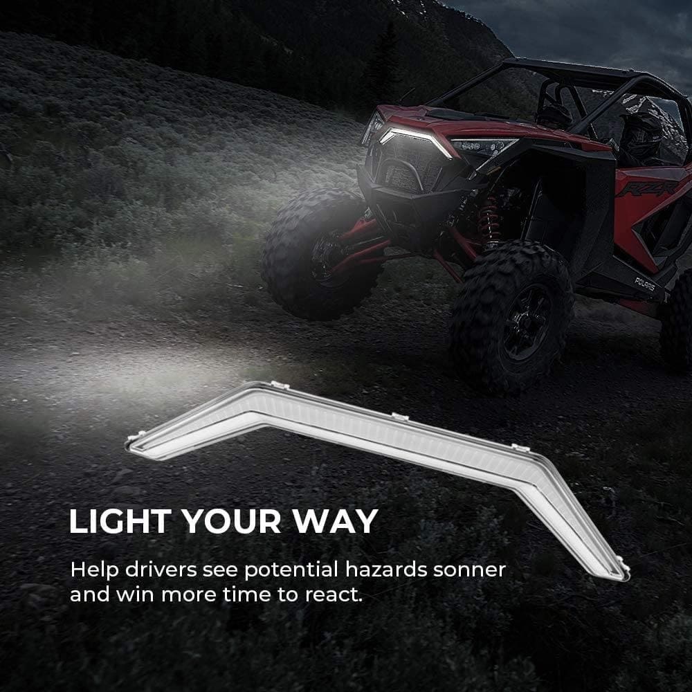 Kemimoto '20-'24 Polaris RZR Pro XP UTV Front Accent Light