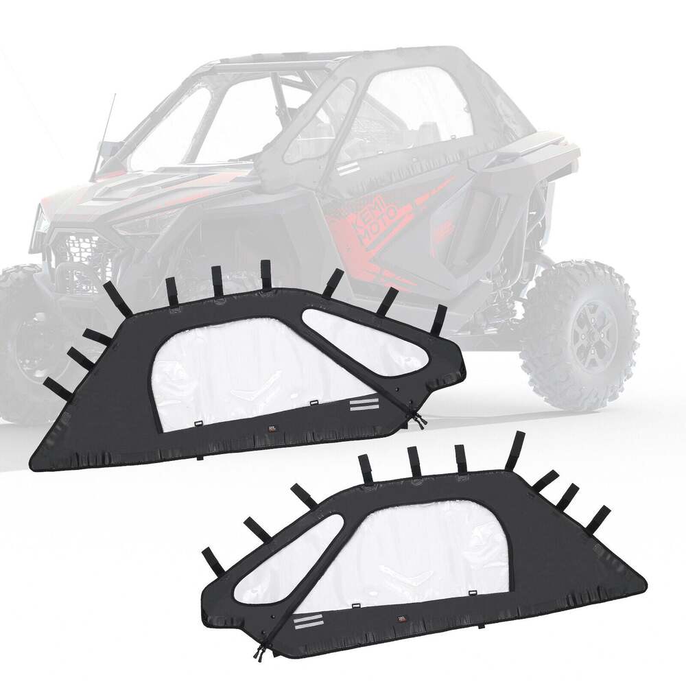 Kemimoto '20-'24 Polaris RZR Pro XP Upgraded Soft Upper Door Cab Enclosure