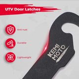 Kemimoto '20-'25 Polaris RZR Pro R 4.5" Door Latches