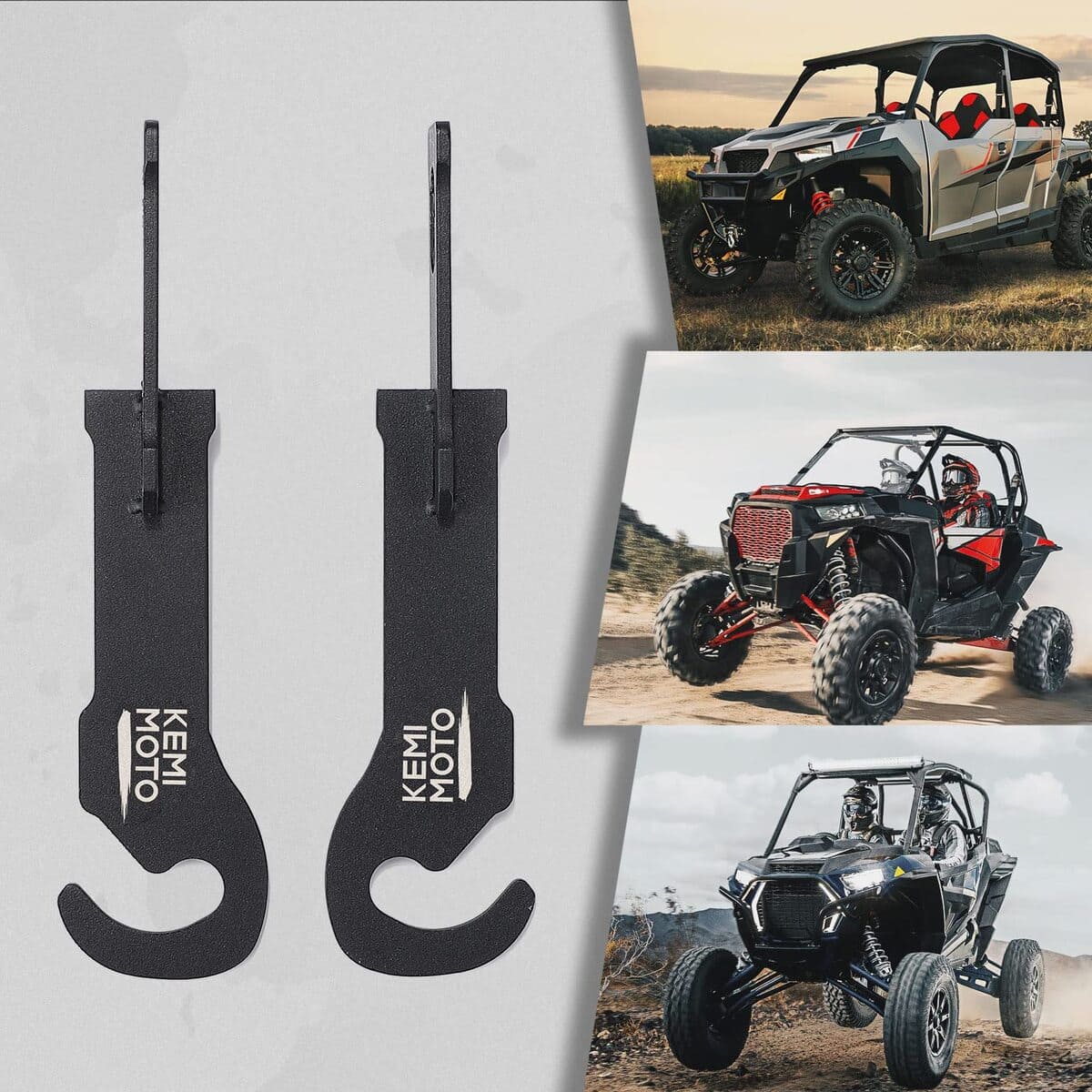 Kemimoto '20-'25 Polaris RZR Pro R 4.5" Door Latches
