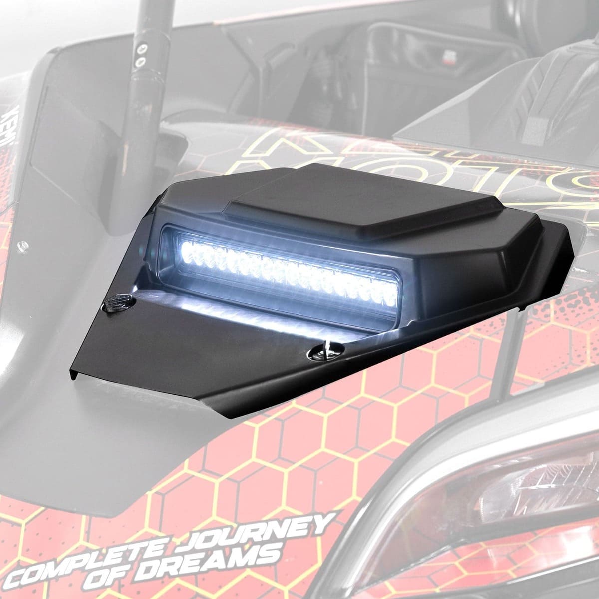 Kemimoto '20+ CFMoto ZForce 950 UTV Hood Scoop w/ Light