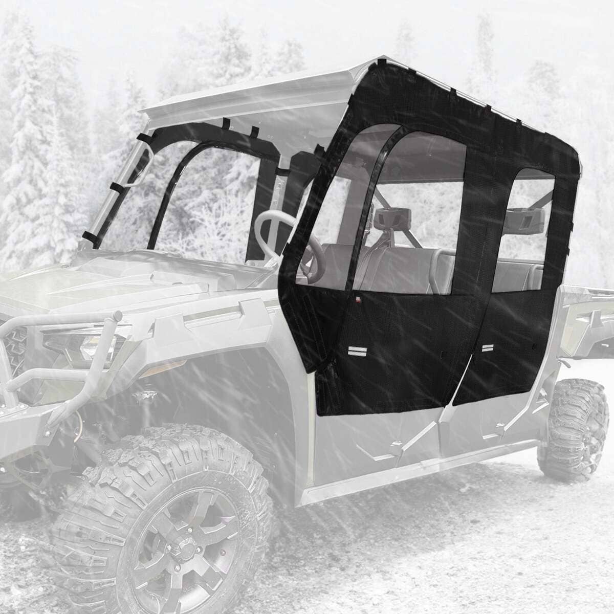 Kemimoto '20+ Tracker 800SX Crew Soft Doors Cab Enclosure