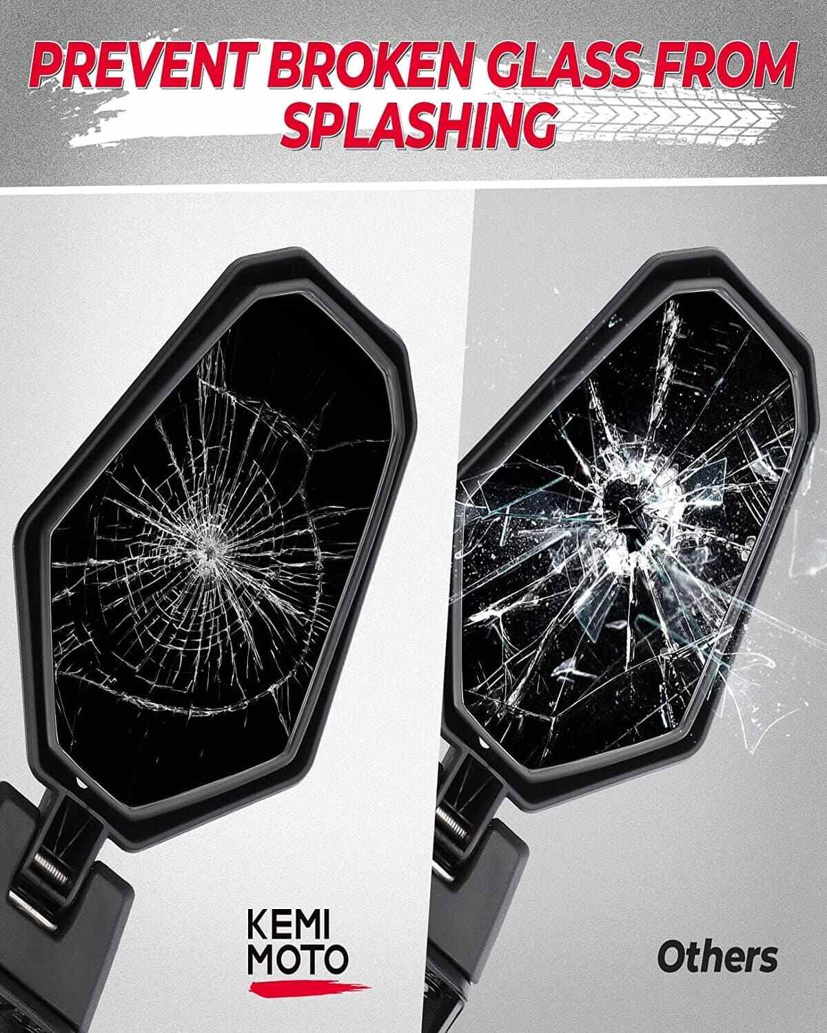 Kemimoto '21+ Can-Am Commander 700 & 1000R One Pair Side Mirrors