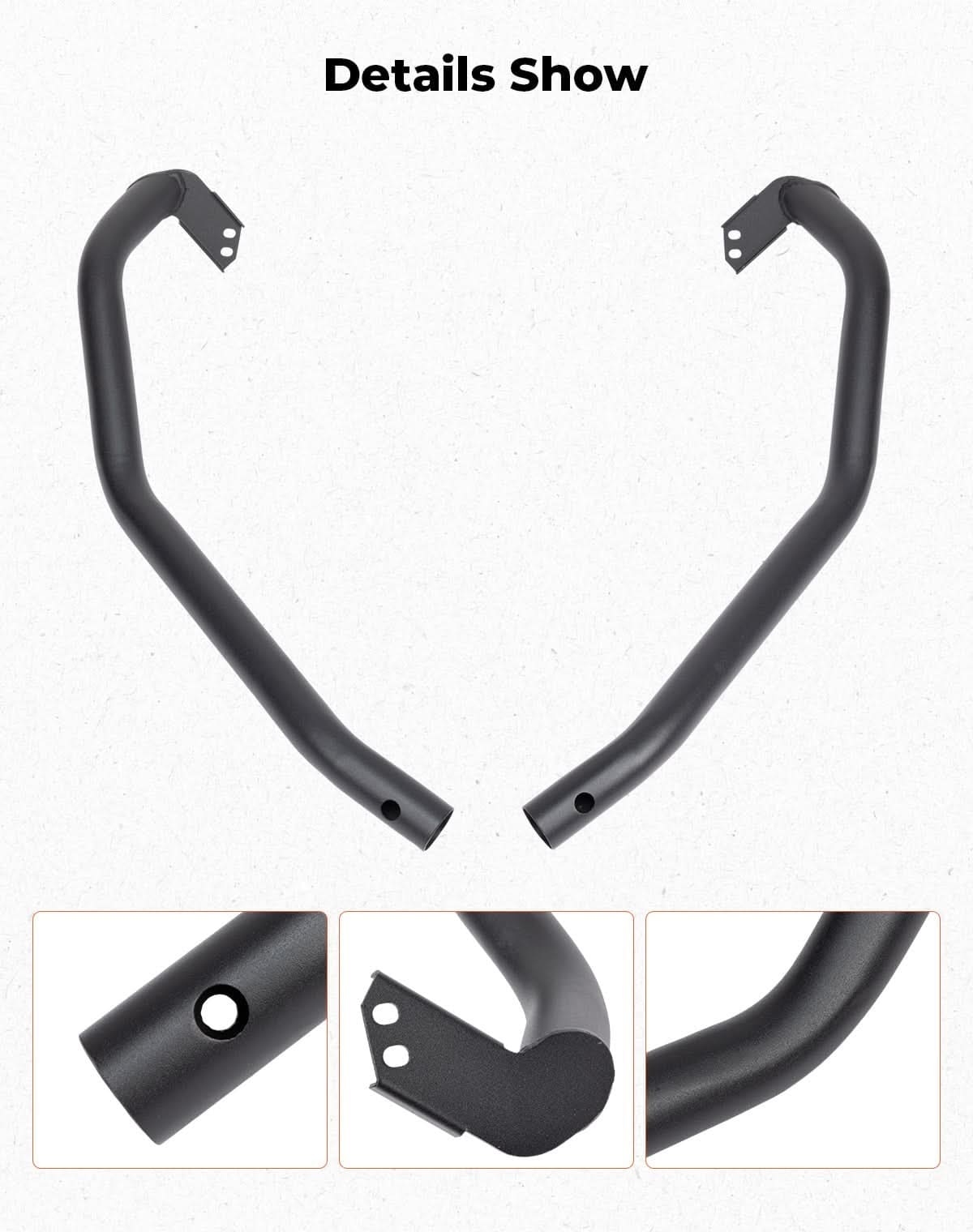 Kemimoto '21+ Can-Am Commander Front Corner Bumper