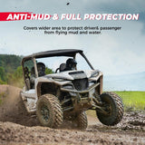 Kemimoto '21 Yamaha Wolverine RMAX 4 1000 Mudguard Fender Flares Splash Guard