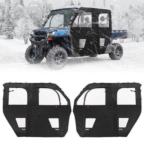 Kemimoto '22-'24 CF Moto UForce 1000XL Soft Cab Enclosure Doors