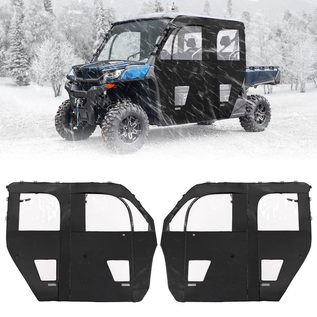 Kemimoto '22-'24 CF Moto UForce 1000XL Soft Cab Enclosure Doors