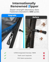 Kemimoto '22-'24 CF Moto UForce 1000XL Soft Cab Enclosure Doors