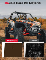 Kemimoto '22-'24 Polaris RZR Turbo R Heavy Duty Tinted PC Top Roof