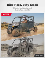 Kemimoto '22-'25 CF Moto UForce 1000XL 4 Piece Aluminum Half Doors