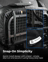 Kemimoto '22-'25 Polaris Ranger Crew XP 1000 UTV Wingback Seat Cover Set