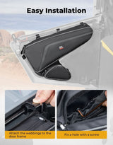 Kemimoto '22-'25 Polaris RZR 200 EFI 1680D Door Storage Bag w/ Knee Pads