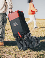 Kemimoto 220lbs Heavy Duty Folding Beach Wagon Cart
