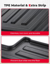 Kemimoto '23+ Honda Pioneer 1000-6 Anti Slip Liners TPE All Weather Floor Mats - 4Pcs