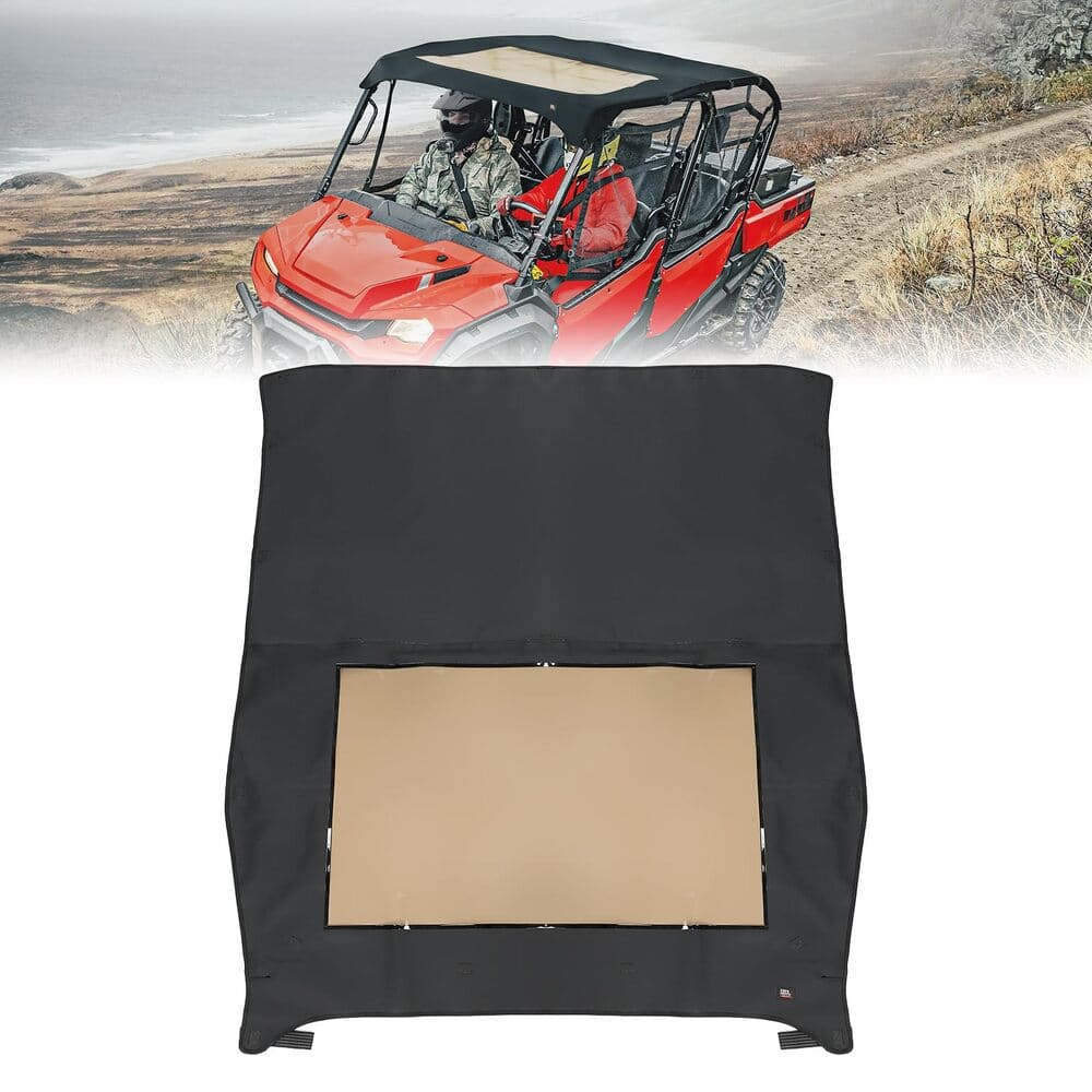 Kemimoto '23+ Honda Pioneer 1000-6 UTV Water Resistant Sunshade Canvas Roof