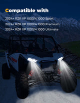 Kemimoto '24-'25 Polaris RZR XP 1000 24W LED Headlight