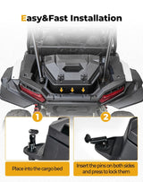 Kemimoto '24-'25 Polaris RZR XP 1000/4 1000 55QT Rear Cargo Box