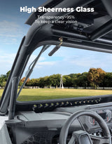 Kemimoto '24-'25 Polaris RZR XP 1000/4 1000 Glass Windshield w/ 2 Manual Wipers