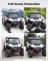 Kemimoto '24-'25 Polaris RZR XP 1000/4 1000 Glass Windshield w/ 2 Manual Wipers