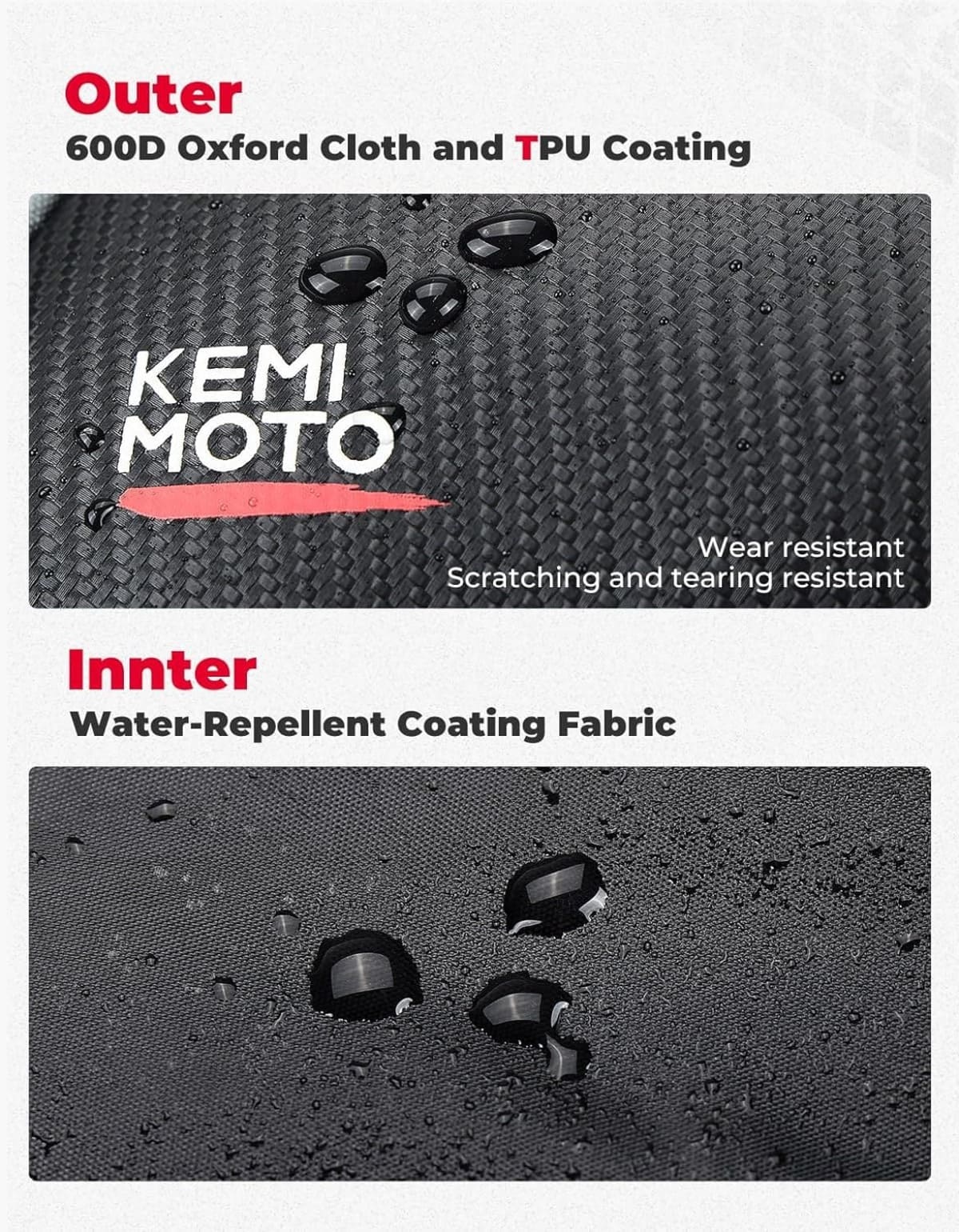 Kemimoto '24-'25 Polaris RZR XP 1000/4 1000 UTV Storage Bags Side Tool Bags