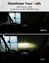 Kemimoto '24-'25 Polaris RZR XP 4 1000 Front Light Chasing Color Light