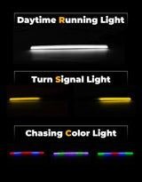 Kemimoto '24-'25 Polaris RZR XP 4 1000 Front Light Chasing Color Light