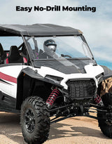 Kemimoto '24-'25 Polaris RZR XP 1000 Full Flip Split Windshield Window