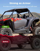 Kemimoto '24-'25 Polaris RZR XP 1000 Heavy Duty Steel Nerf Bars Rock Sliders