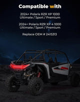 Kemimoto '24-'25 Polaris RZR XP 1000/4 Tail Lights