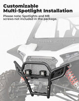 Kemimoto '24-'25 Polaris RZR XP 1000/ XP 4 1000 Heavy Duty Steel Front Bumper
