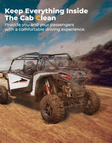 Kemimoto '24-'25 Polaris RZR XP 1000/XP 4 1000 Soft Rear Windshield