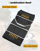 Kemimoto '24-'25 Polaris RZR XP 4 1000 5-in-1 Hard Plastic Roof 