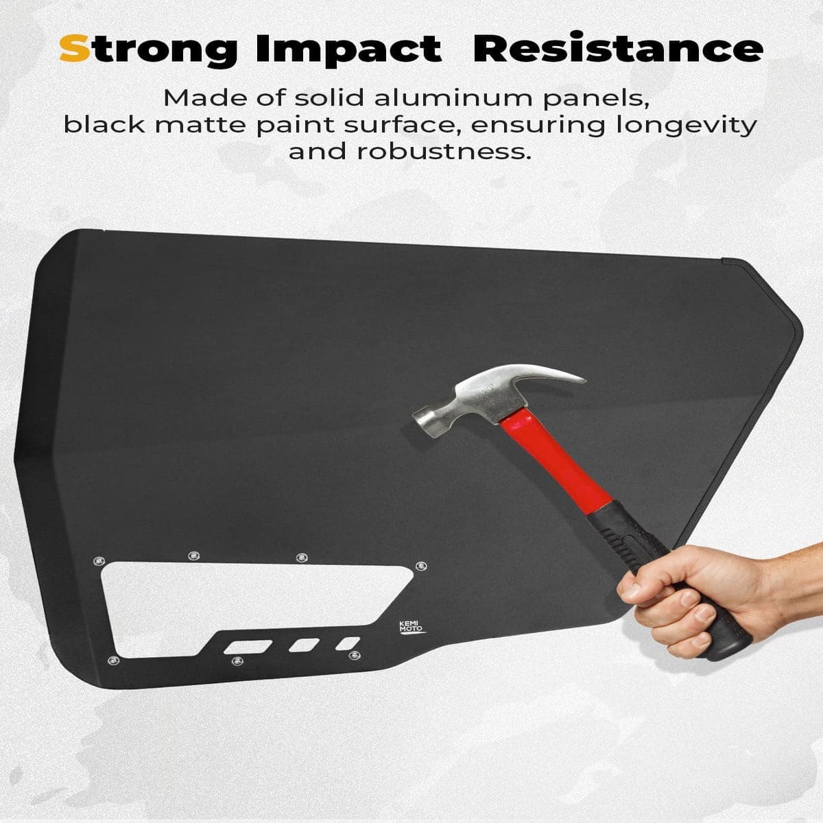 Kemimoto '24-'25 Polaris RZR XP 4 1000 Aluminum Half Door w/ PC Window - 4 Pcs