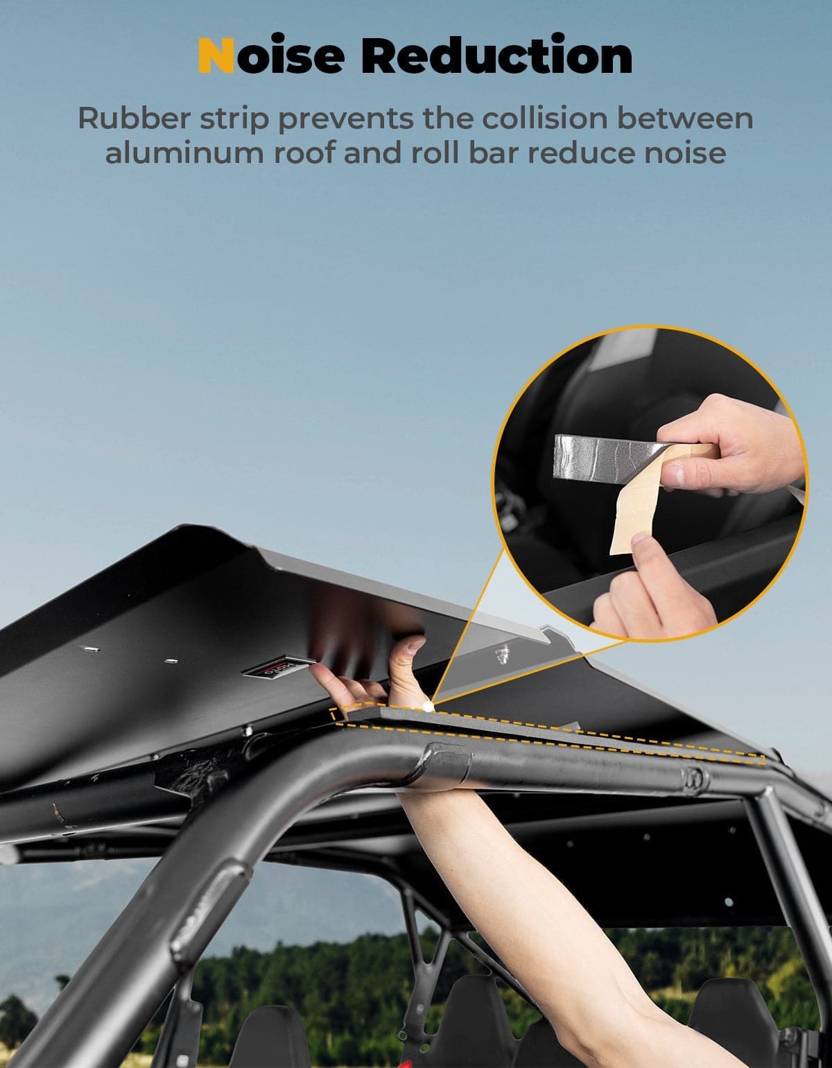 Kemimoto '24-'25 Polaris RZR XP 4 1000 Aluminum UTV Roof