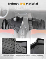 Kemimoto '24-'25 Polaris RZR XP 4 1000 Front TPE Floor Mats