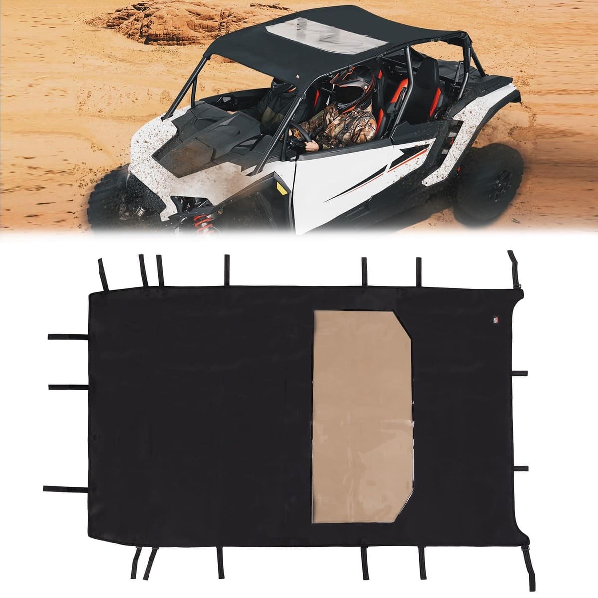 Kemimoto '24-'25 Polaris RZR XP 4 1000 PVC Soft Roof Top