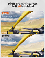 Kemimoto '24+ Can-Am Maverick R Front Full Windshield
