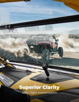 Kemimoto '24+ Can-Am Maverick R Scratch Resistant Flip Windshield