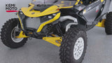 Kemimoto '24+ Can-Am Maverick R Scratch Resistant Flip Windshield
