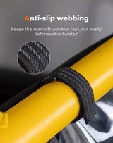 Kemimoto '24+ Can-Am Maverick R Soft Rear Windshield